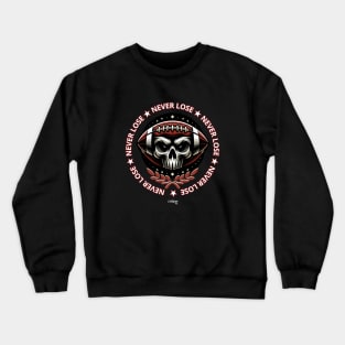 Midnight Match: The Nocturne's Football Kickoff - Sport Vintage Retro Evil Style Crewneck Sweatshirt